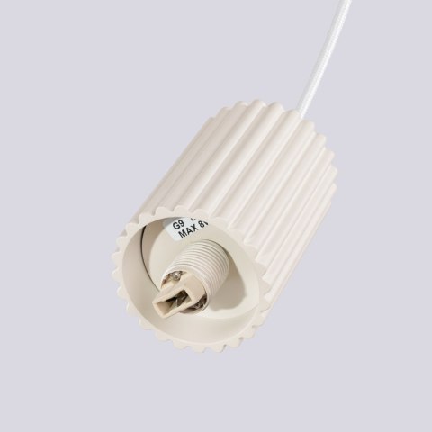 Sollux Lighting Lampa wisząca HALO 1 beżowa