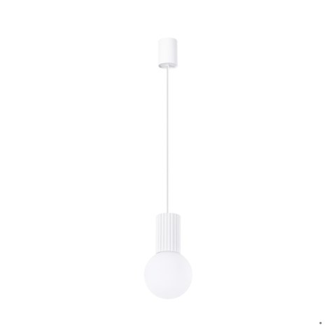 Sollux Lighting Lampa wisząca HALO 1 biała
