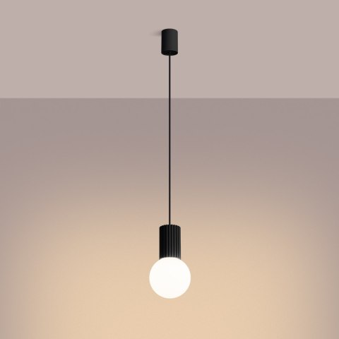 Sollux Lighting Lampa wisząca HALO 1 czarna