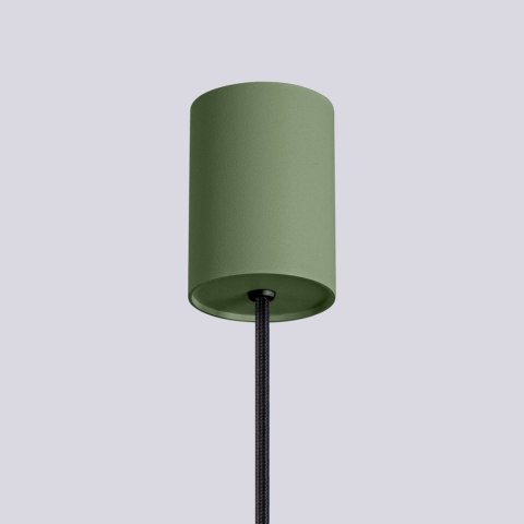 Sollux Lighting Lampa wisząca HALO 1 zielona oliwka