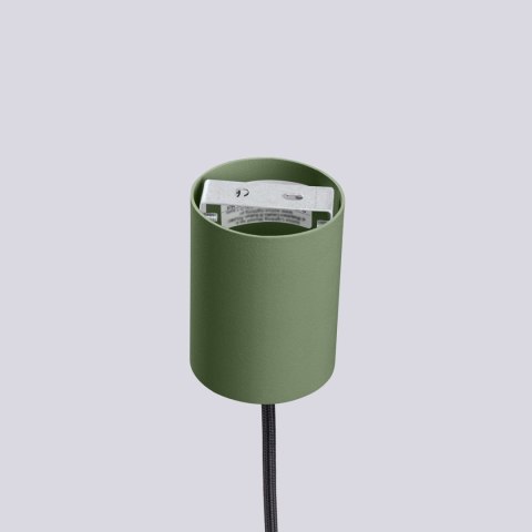 Sollux Lighting Lampa wisząca HALO 1 zielona oliwka