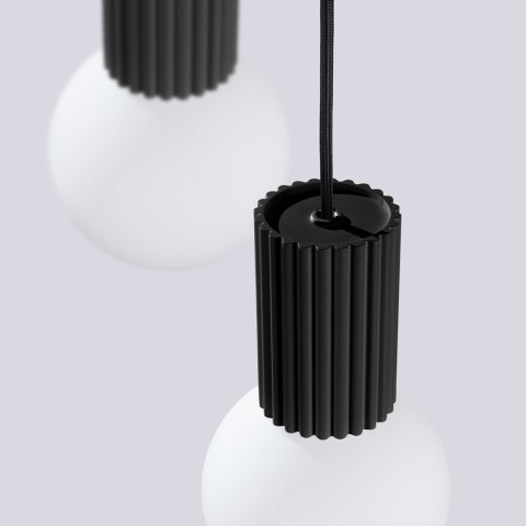 Sollux Lighting Lampa wisząca HALO 3P czarna