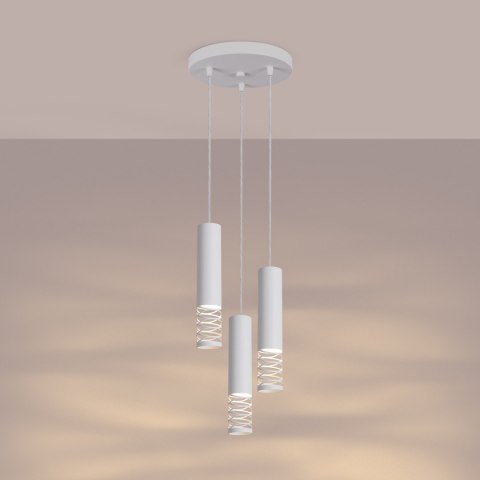 Sollux Lighting Lampa wisząca LAMI 3P biały