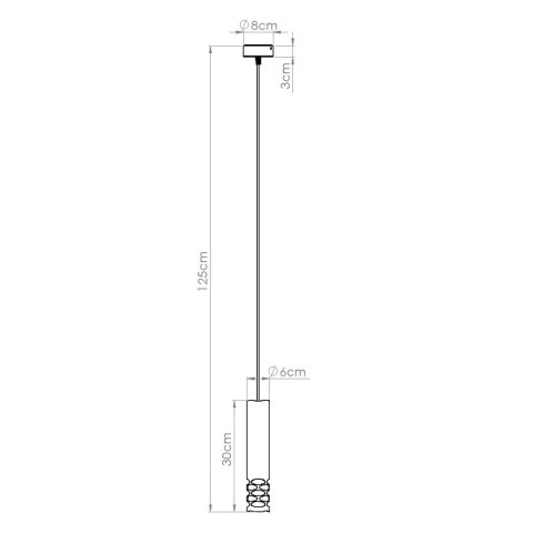 Sollux Lighting Lampa wisząca LIRO 1 biały
