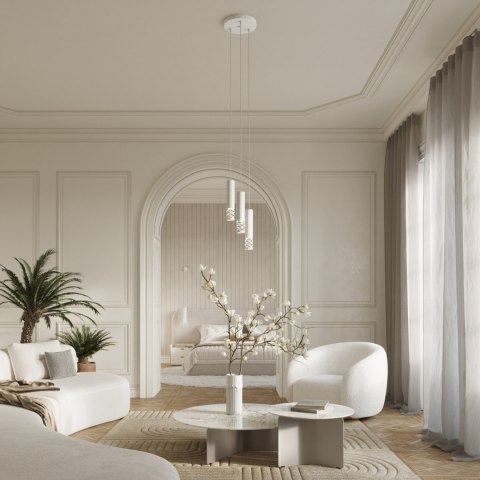 Sollux Lighting Lampa wisząca LIRO 1 biały