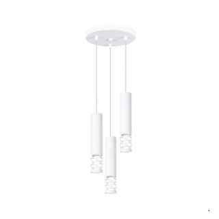 Sollux Lighting Lampa wisząca LIRO 3P biały