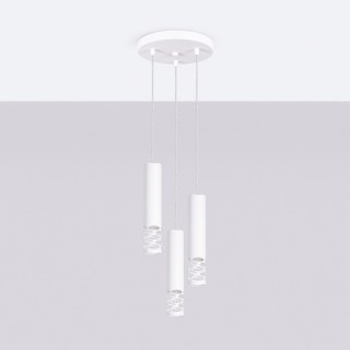 Sollux Lighting Lampa wisząca LIRO 3P biały