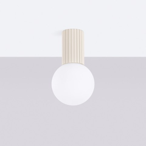 Sollux Lighting Plafon HALO beżowy IP44