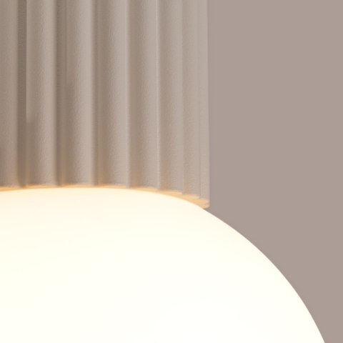 Sollux Lighting Plafon HALO beżowy IP44