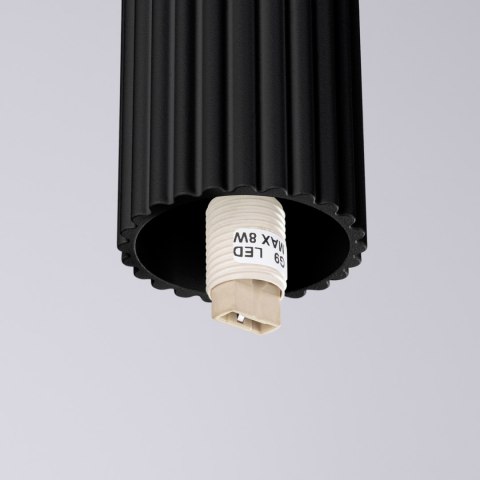 Sollux Lighting Plafon HALO czarny IP44