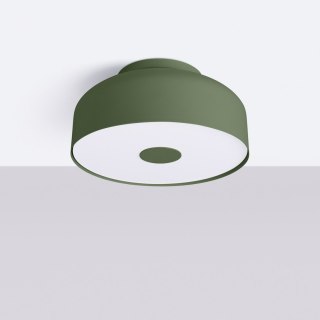 Sollux Lighting Plafon OMIQ zielony oliwkowy