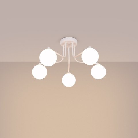Sollux Lighting Żyrandol ASTRAL 5 biały