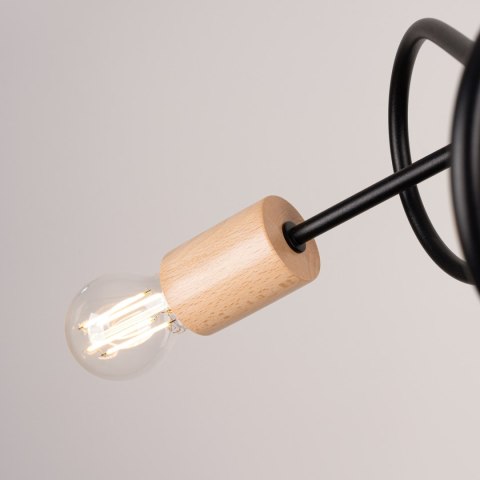Sollux Lighting Żyrandol EMBER 3 czarny