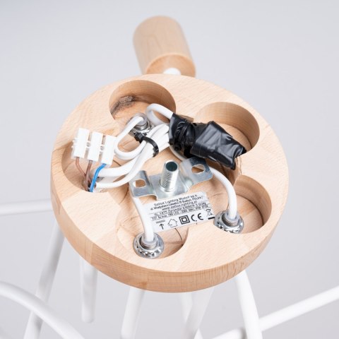 Sollux Lighting Żyrandol EMBER 5 biały