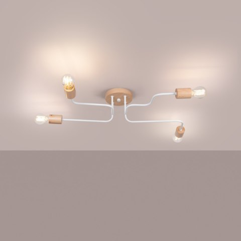 Sollux Lighting Żyrandol TIMBO 4 biały