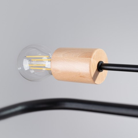 Sollux Lighting Żyrandol TIMBO 4 czarny