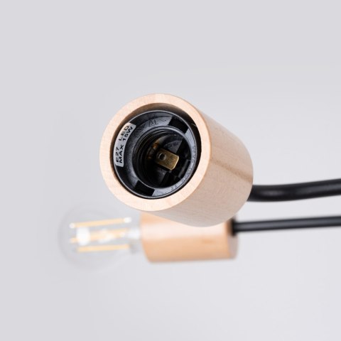 Sollux Lighting Żyrandol TIMBO 6 czarny