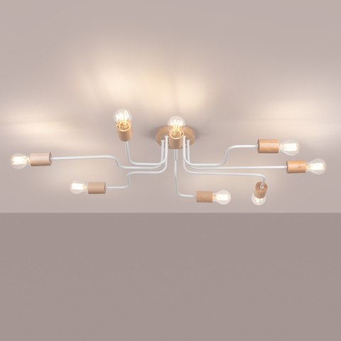 Sollux Lighting Żyrandol TIMBO 8 biały