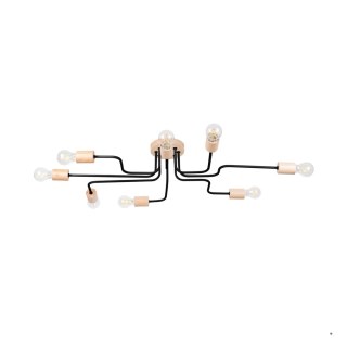 Sollux Lighting Żyrandol TIMBO 8 czarny