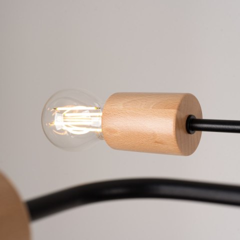Sollux Lighting Żyrandol TIMBO 8 czarny