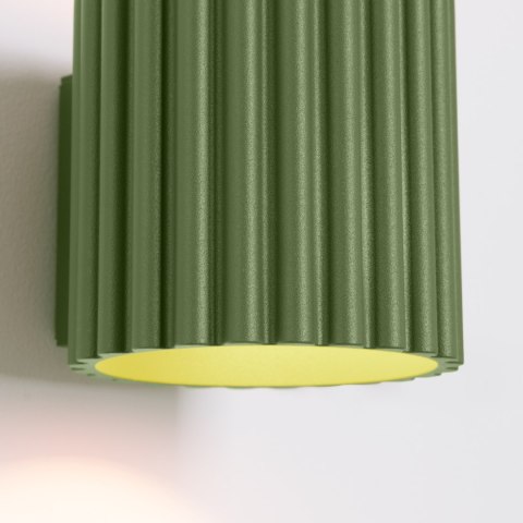 Sollux Lighting Kinkiet AURA zielony oliwkowy G9
