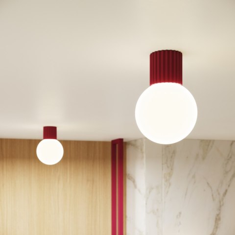 Sollux Lighting Kinkiet HALO burgund IP44
