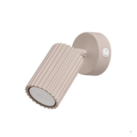Sollux Lighting Kinkiet KARBON taupe z włącznikiem