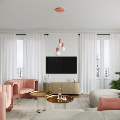Sollux Lighting Lampa biurkowa HALO brzoskwiniowa