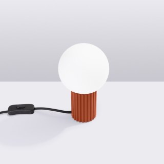 Sollux Lighting Lampa biurkowa HALO ochra czerwona