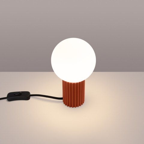 Sollux Lighting Lampa biurkowa HALO ochra czerwona
