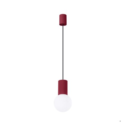 Sollux Lighting Lampa wisząca HALO 1 burgund