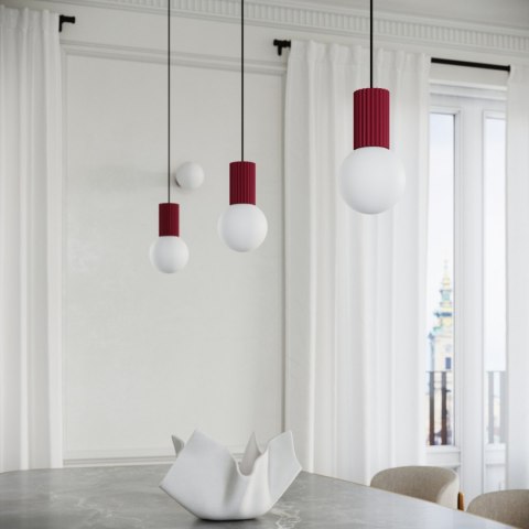 Sollux Lighting Lampa wisząca HALO 1 burgund