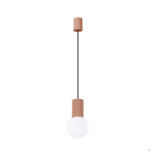 Sollux Lighting Lampa wisząca HALO 1 mocca