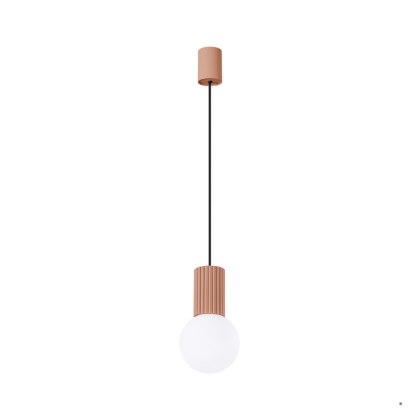 Sollux Lighting Lampa wisząca HALO 1 mocca