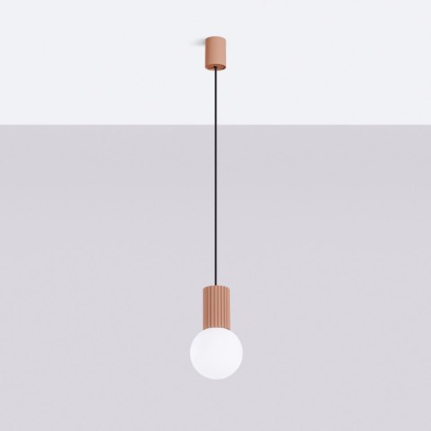 Sollux Lighting Lampa wisząca HALO 1 mocca