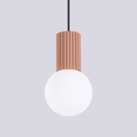 Sollux Lighting Lampa wisząca HALO 1 mocca