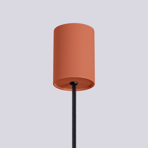 Sollux Lighting Lampa wisząca HALO 1 ochra czerwona