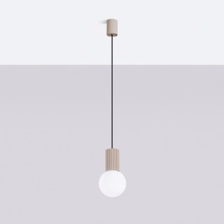 Sollux Lighting Lampa wisząca HALO 1 taupe