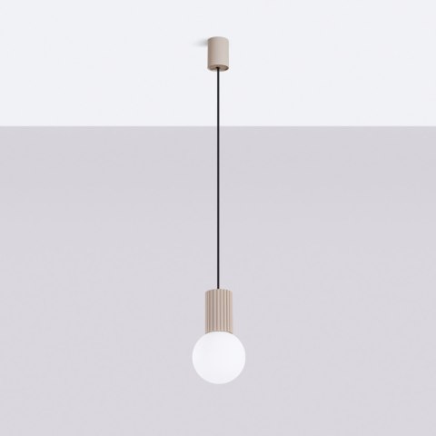 Sollux Lighting Lampa wisząca HALO 1 taupe