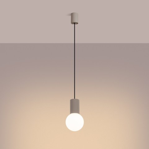 Sollux Lighting Lampa wisząca HALO 1 taupe