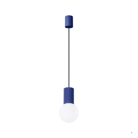 Sollux Lighting Lampa wisząca HALO 1 ultramaryna