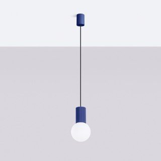 Sollux Lighting Lampa wisząca HALO 1 ultramaryna