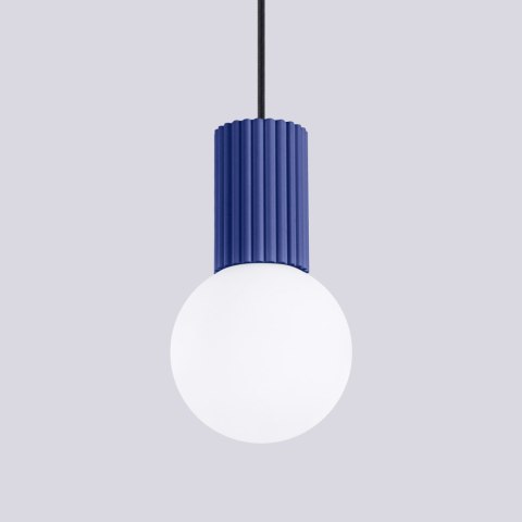 Sollux Lighting Lampa wisząca HALO 1 ultramaryna