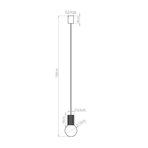 Sollux Lighting Lampa wisząca HALO 1 ultramaryna