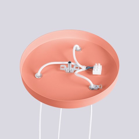 Sollux Lighting Lampa wisząca HALO 3P brzoskwiniowa