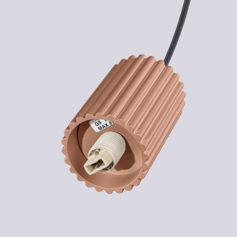 Sollux Lighting Lampa wisząca HALO 3P mocca