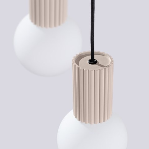 Sollux Lighting Lampa wisząca HALO 3P taupe