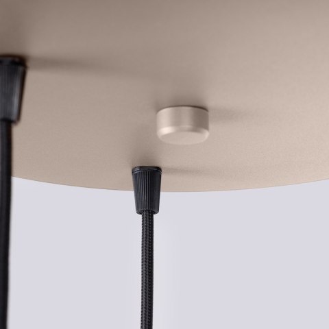 Sollux Lighting Lampa wisząca HALO 3P taupe