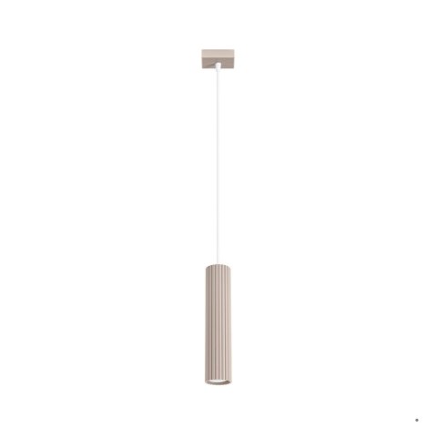 Sollux Lighting Lampa wisząca KARBON 1 taupe