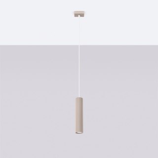 Sollux Lighting Lampa wisząca KARBON 1 taupe